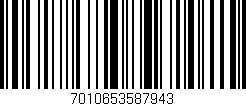 Código de barras (EAN, GTIN, SKU, ISBN): '7010653587943'