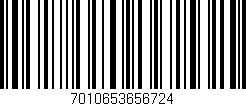 Código de barras (EAN, GTIN, SKU, ISBN): '7010653656724'
