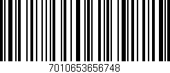 Código de barras (EAN, GTIN, SKU, ISBN): '7010653656748'