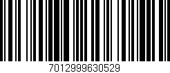 Código de barras (EAN, GTIN, SKU, ISBN): '7012999630529'