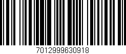 Código de barras (EAN, GTIN, SKU, ISBN): '7012999630918'