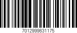 Código de barras (EAN, GTIN, SKU, ISBN): '7012999631175'