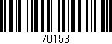 Código de barras (EAN, GTIN, SKU, ISBN): '70153'