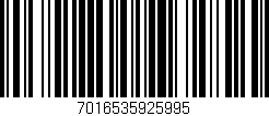 Código de barras (EAN, GTIN, SKU, ISBN): '7016535925995'