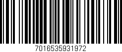 Código de barras (EAN, GTIN, SKU, ISBN): '7016535931972'