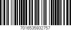 Código de barras (EAN, GTIN, SKU, ISBN): '7016535932757'