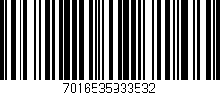 Código de barras (EAN, GTIN, SKU, ISBN): '7016535933532'