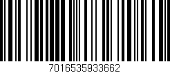 Código de barras (EAN, GTIN, SKU, ISBN): '7016535933662'