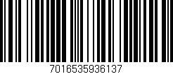 Código de barras (EAN, GTIN, SKU, ISBN): '7016535936137'