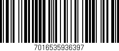 Código de barras (EAN, GTIN, SKU, ISBN): '7016535936397'