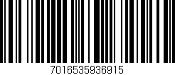 Código de barras (EAN, GTIN, SKU, ISBN): '7016535936915'