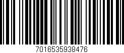 Código de barras (EAN, GTIN, SKU, ISBN): '7016535938476'