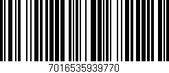 Código de barras (EAN, GTIN, SKU, ISBN): '7016535939770'