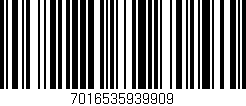 Código de barras (EAN, GTIN, SKU, ISBN): '7016535939909'