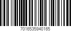 Código de barras (EAN, GTIN, SKU, ISBN): '7016535940165'