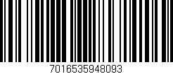 Código de barras (EAN, GTIN, SKU, ISBN): '7016535948093'