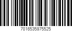 Código de barras (EAN, GTIN, SKU, ISBN): '7016535975525'