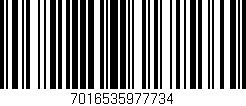 Código de barras (EAN, GTIN, SKU, ISBN): '7016535977734'
