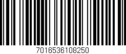 Código de barras (EAN, GTIN, SKU, ISBN): '7016536108250'