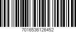 Código de barras (EAN, GTIN, SKU, ISBN): '7016536126452'