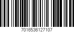 Código de barras (EAN, GTIN, SKU, ISBN): '7016536127107'