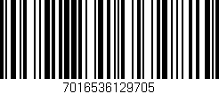 Código de barras (EAN, GTIN, SKU, ISBN): '7016536129705'