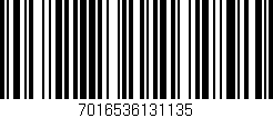 Código de barras (EAN, GTIN, SKU, ISBN): '7016536131135'