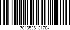 Código de barras (EAN, GTIN, SKU, ISBN): '7016536131784'