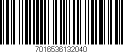 Código de barras (EAN, GTIN, SKU, ISBN): '7016536132040'