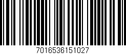 Código de barras (EAN, GTIN, SKU, ISBN): '7016536151027'