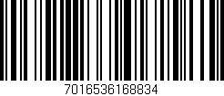 Código de barras (EAN, GTIN, SKU, ISBN): '7016536168834'
