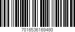 Código de barras (EAN, GTIN, SKU, ISBN): '7016536169480'