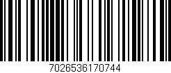 Código de barras (EAN, GTIN, SKU, ISBN): '7026536170744'