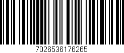 Código de barras (EAN, GTIN, SKU, ISBN): '7026536176265'