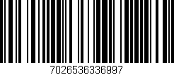 Código de barras (EAN, GTIN, SKU, ISBN): '7026536336997'