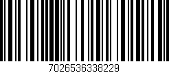 Código de barras (EAN, GTIN, SKU, ISBN): '7026536338229'