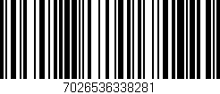 Código de barras (EAN, GTIN, SKU, ISBN): '7026536338281'