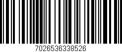 Código de barras (EAN, GTIN, SKU, ISBN): '7026536338526'