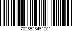 Código de barras (EAN, GTIN, SKU, ISBN): '7026536451201'