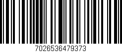 Código de barras (EAN, GTIN, SKU, ISBN): '7026536479373'