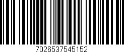 Código de barras (EAN, GTIN, SKU, ISBN): '7026537545152'