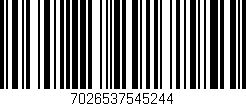 Código de barras (EAN, GTIN, SKU, ISBN): '7026537545244'