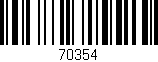 Código de barras (EAN, GTIN, SKU, ISBN): '70354'