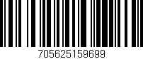 Código de barras (EAN, GTIN, SKU, ISBN): '705625159699'