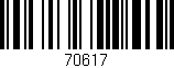 Código de barras (EAN, GTIN, SKU, ISBN): '70617'