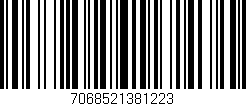 Código de barras (EAN, GTIN, SKU, ISBN): '7068521381223'