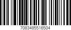 Código de barras (EAN, GTIN, SKU, ISBN): '7083485516504'