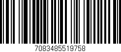 Código de barras (EAN, GTIN, SKU, ISBN): '7083485519758'
