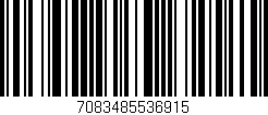 Código de barras (EAN, GTIN, SKU, ISBN): '7083485536915'
