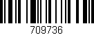 Código de barras (EAN, GTIN, SKU, ISBN): '709736'